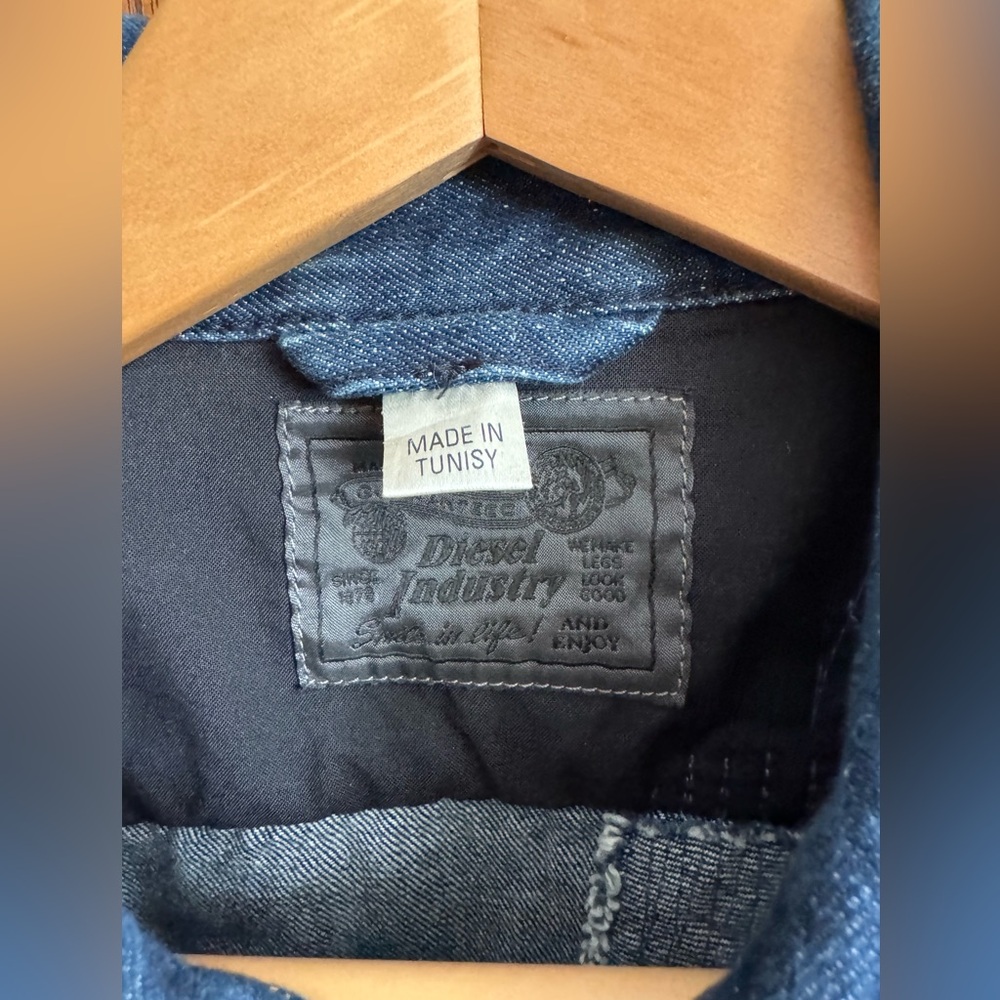 Diesel Men‘s Denim Jacket size Large - Picture 2 of 11